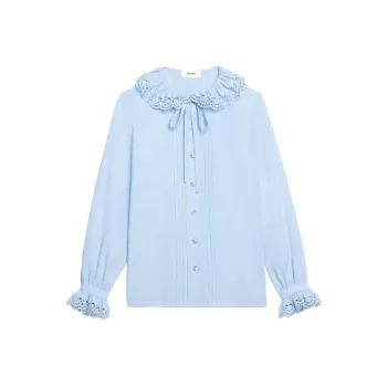 CELINE Shirts Women's Light Blue