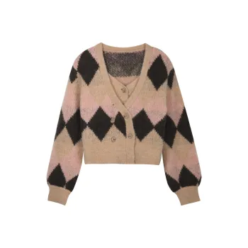 MISHOW Sweater Women's Pink Gray