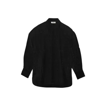 Sandro Saar Broderie-anglaise Shirt