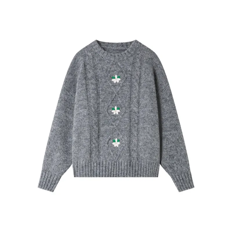 VIMLY Sweaters Women's Gray-0
