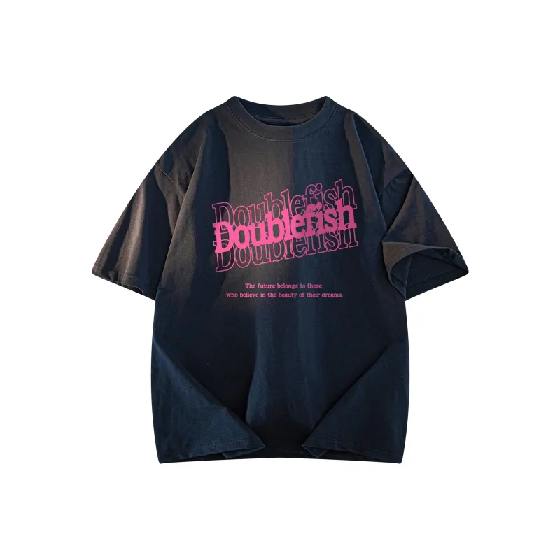 DOUBLEFISH Short Sleeved T Shirts Unisex-4