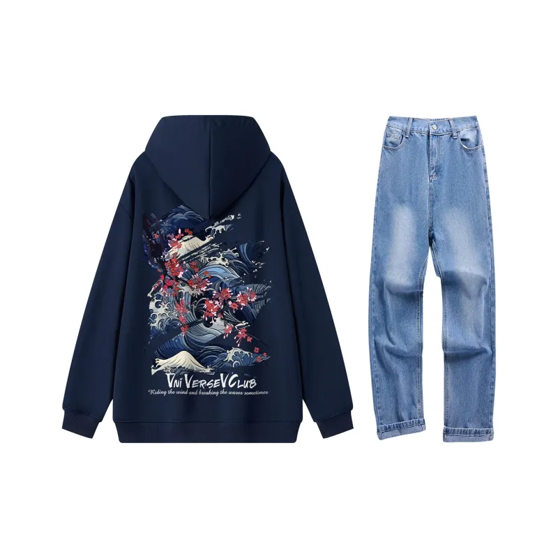VniVerseVClub Sweatshirt Set Unisex-12