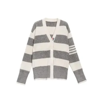 DEAR DEER PUFF Sweater Women's Gray White