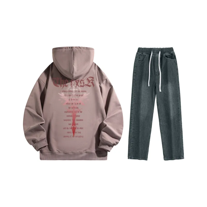 A.X.S.K Sweatshirt Sets Unisex-289