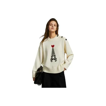 ELLE Sweaters Women's Ecru