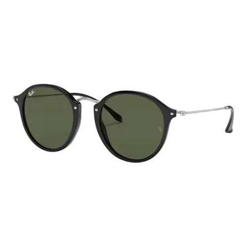 RayBan Acetate Round Sunglasses Unisex Black
