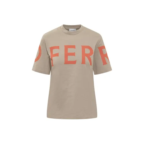 Ferragamo Logo Printed Crewneck T-Shirt