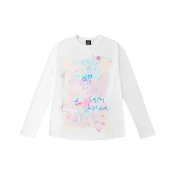 LAMLICKA T Shirt Women's Apricot