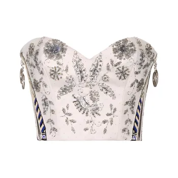 LOUIS VUITTON New Quarterly Products Of LV Strapless Tops Women's Beige