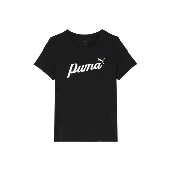 PUMA Drop Shoulder Sleeve T Shirt Women's Black