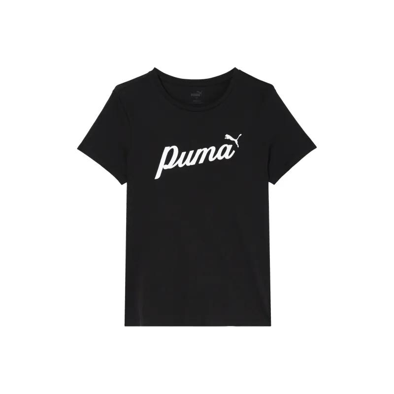 PUMA ESS Drop Shoulder Sleeve T Shirt Women's Black-0