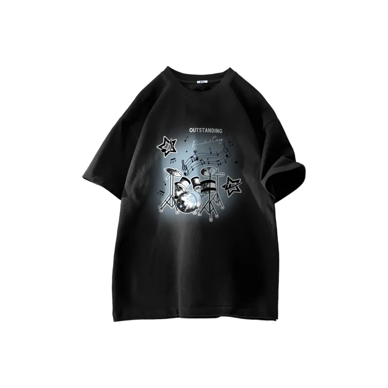 Warrior Huichao Cloud Sail Collection Drop Shoulder Sleeve T Shirt Women's-0