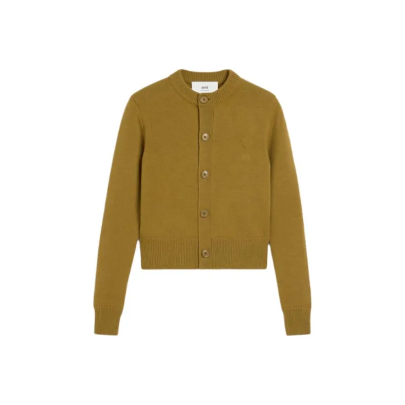 AMIPARIS Ami De Coeur embossed Cardigan-0