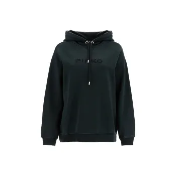PINKO Logo Embroidered Hoodie