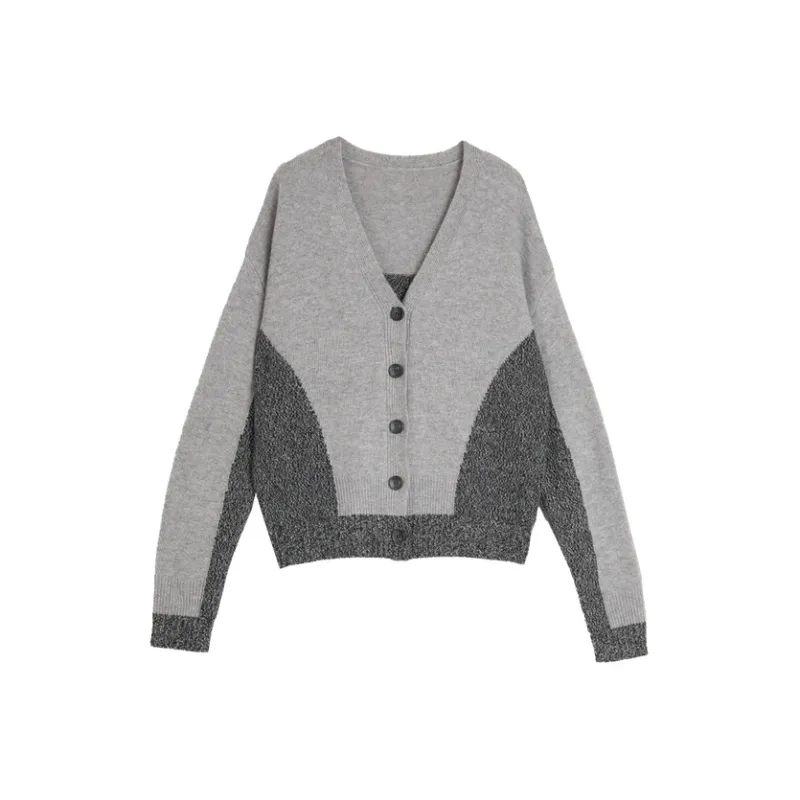 ELLE Sweater Women's Medium Gray-0
