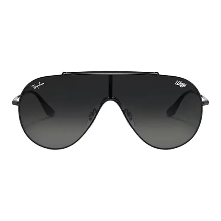 RayBan Metal Aviator Sunglasses Unisex Black-1