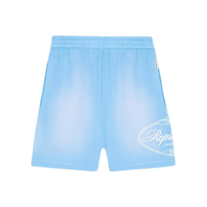 REPRESENT x Harrods Crest Casual Shorts Men's Cloud Blue-0
