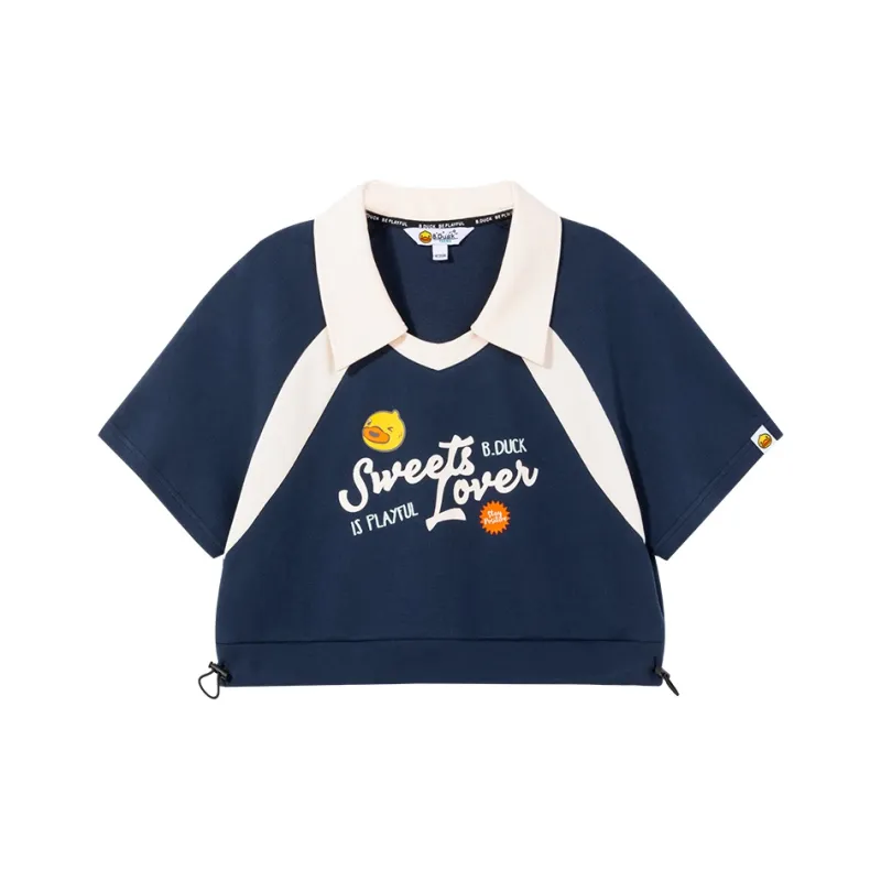 B.Duck T Shirt Women's Navy Blue-0