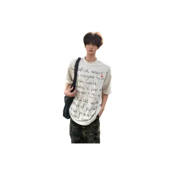 TESTUNG T Shirt Unisex Elegance Lime Gray