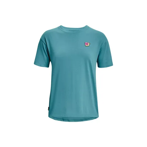 adidas Armour T Shirts Women's Glacier Blue