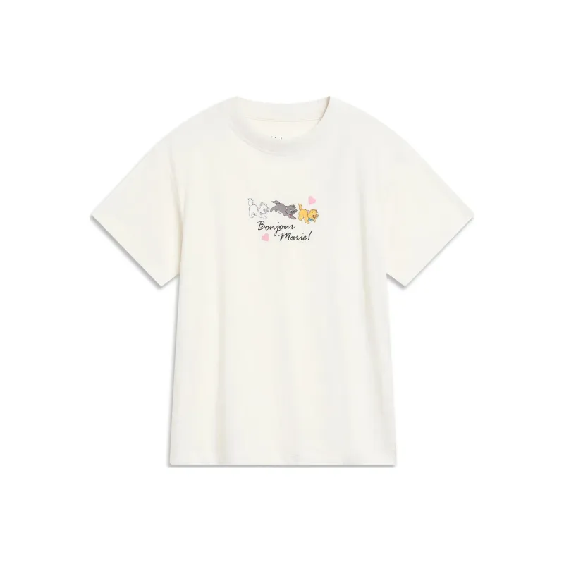Disney X LINING T Shirts Women's Ecru-0