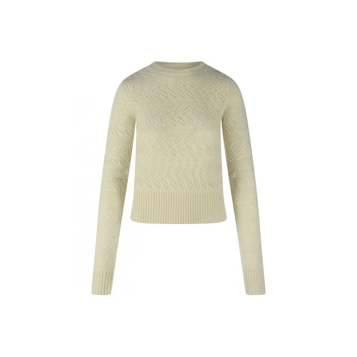 SportMax Perforated Crewneck Knitted Jumper-0