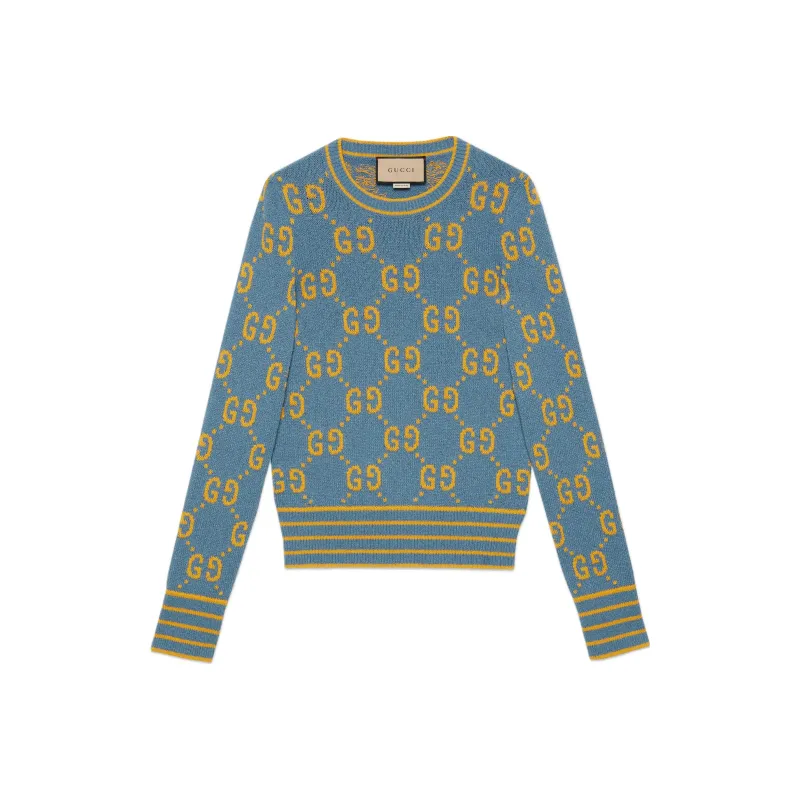 GUCCI Gg Supreme Knitted Top-0