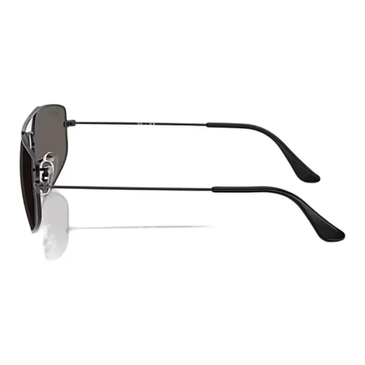 RayBan Metal Aviator Sunglasses Unisex Black-4