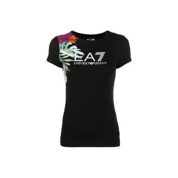 EMPORIO ARMANI EA7 T Shirts Women's Black