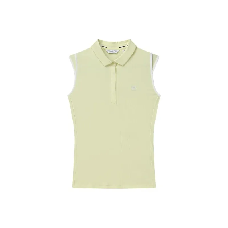 FILA Athletics Polo Shirt Women's Soft Yellow-0