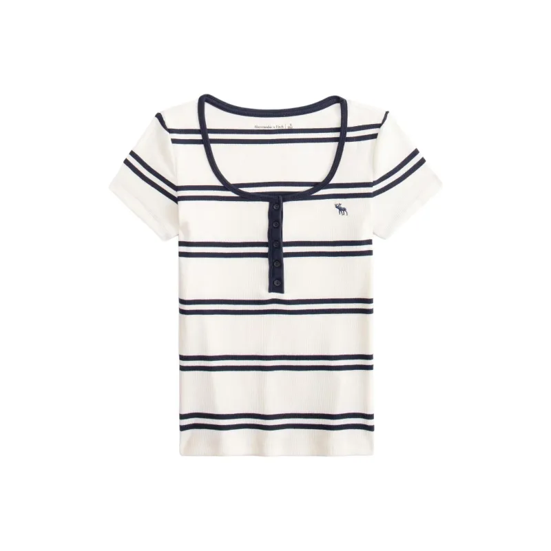 Abercrombie＆Fitch Regular T Shirt Women's White-0