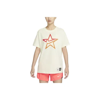 Nike Drop Shoulder Sleeve T Shirt Women's Coconut Milk