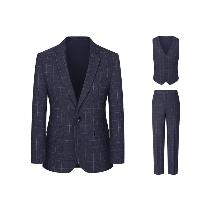 JOHNHOLLIS Business Suits Men's-4