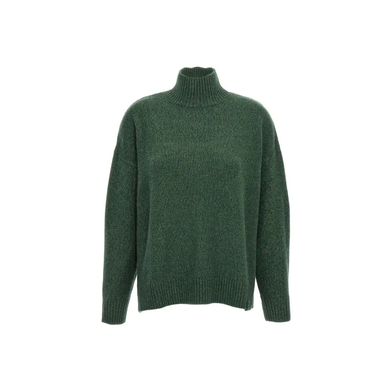 Victoria Beckham High Neck Cut Out Knitted Jumper-0