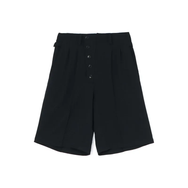 Yohji Yamamoto Casual Shorts Unisex Black-0