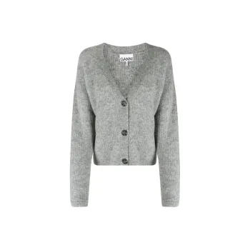 GANNI Knitwear Women's Gray