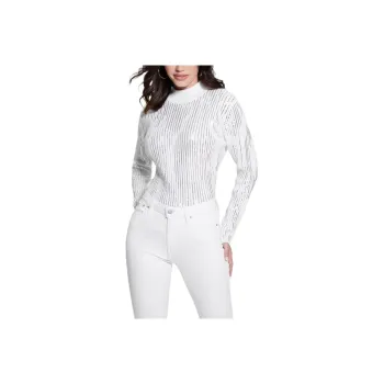 GUESS Vivian Sequin Sweater Sweater Women's White