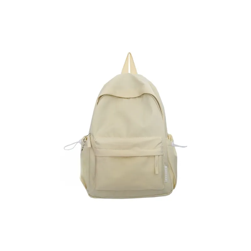 BUBM Nylon Backpack Regular Unisex Black/Ecru/Khaki/Light Yellow/Neon Green/Pink-22