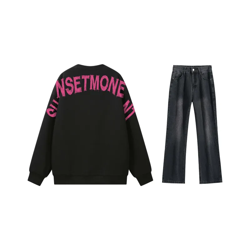 SUNSETMONENT Sweatshirt Set Unisex-0
