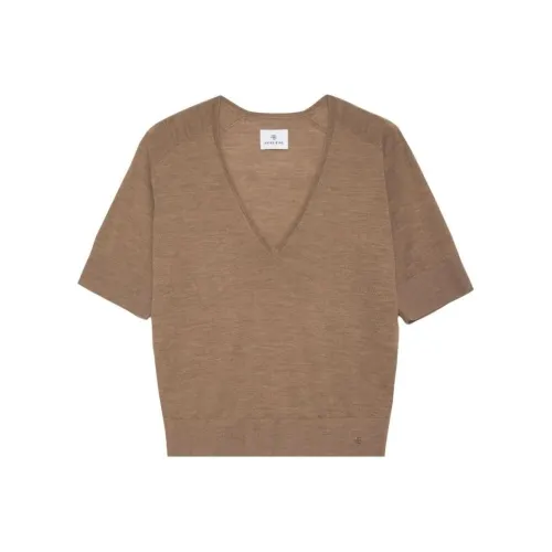 Anine Bing Aria Merino Wool-cashmere Blend Jumper