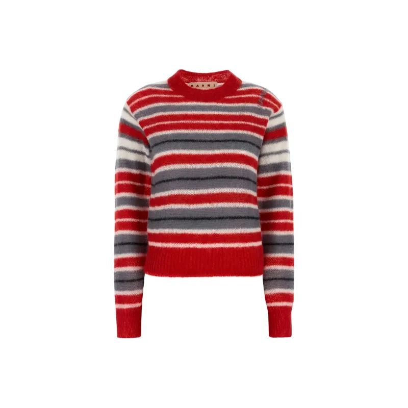 MARNI Striped Knitted Jumper-0