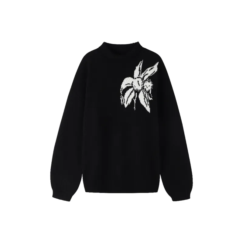 THE SEA LIFE Sweater Women's Black Mage-0