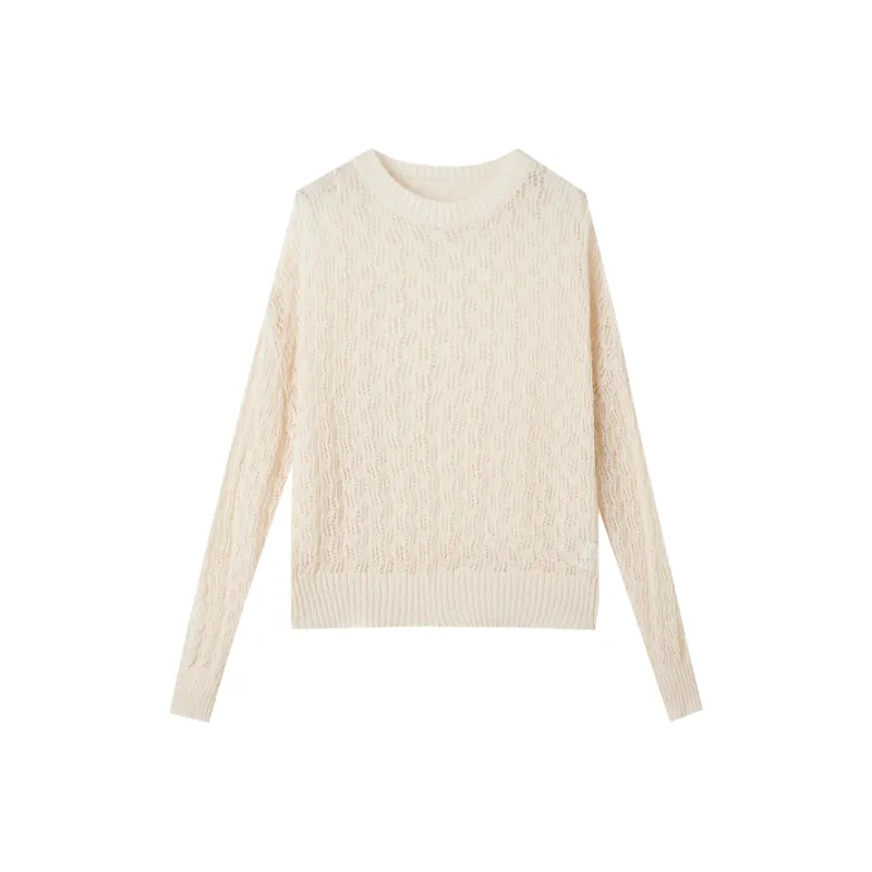 Demana Sweater Women's Berry Red-1