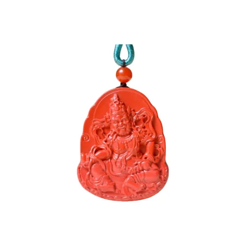 HUWEI Cinnabar Jade Necklaces Unisex