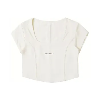 Converse Top 'Egret' Regular T Shirt Women's White