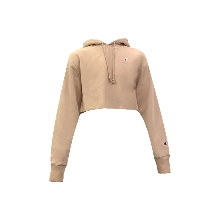 Champion Hooded Regular Sweatshirt US Version Women's Dusty Pink-0