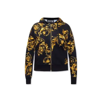 VERSACE JEANS COUTURE Barocco Printed Zipped Hoodie
