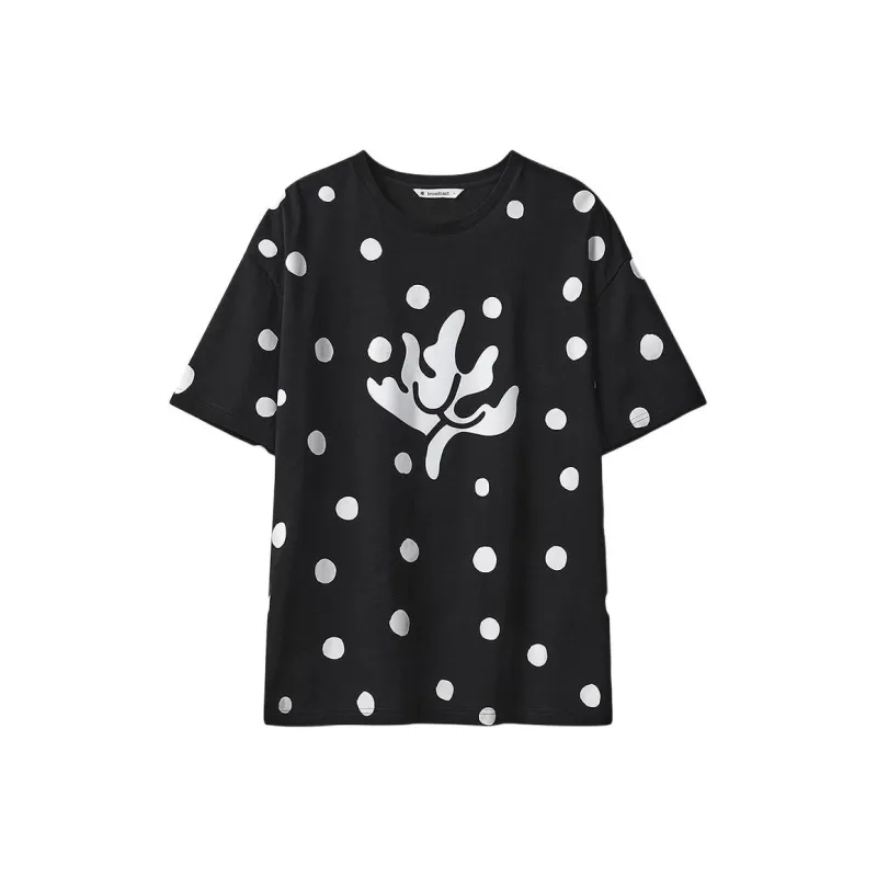 Broadcast T Shirt Women's Jet Black-0