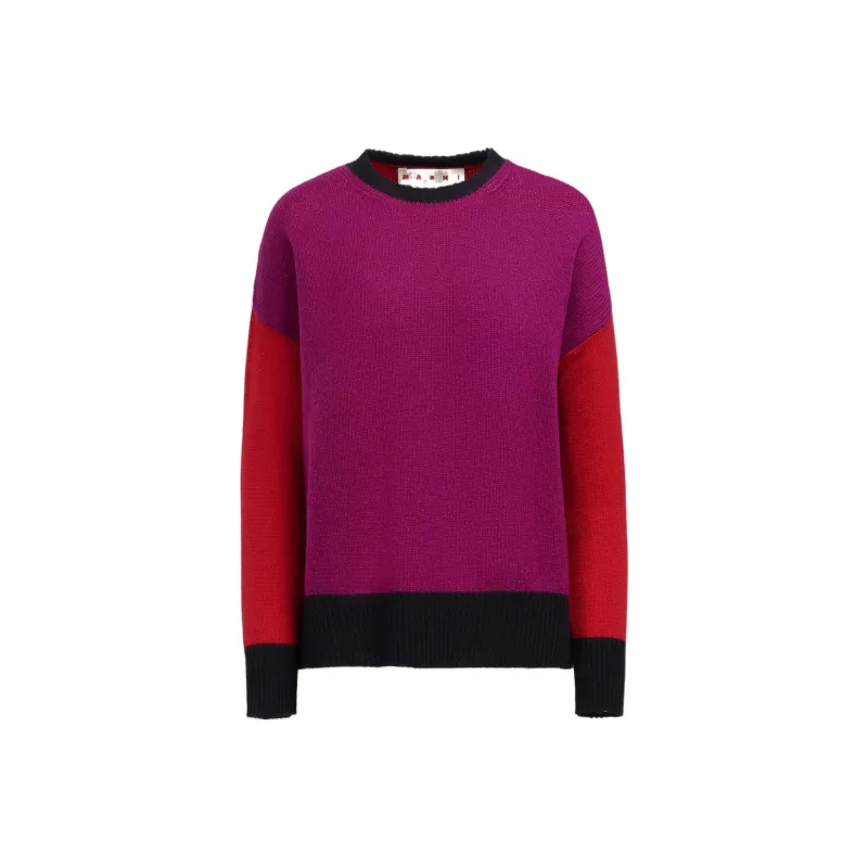 MARNI Cashmere Sweaters Women's Purple-0