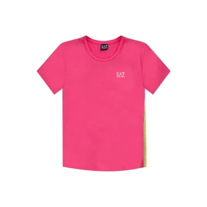 EMPORIO ARMANI EA7 SS23 T Shirt Women's Pink-0